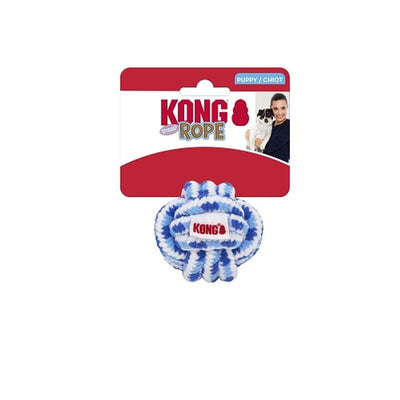 KONG ROPE BALL PUPPY ASSORTED SM