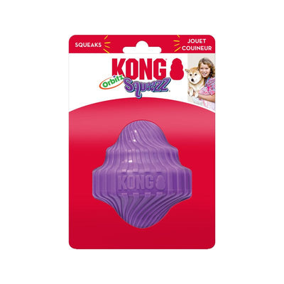 KONG SQUEEZZ ORBITZ SPIN TOP MED/LGE (PCR12)