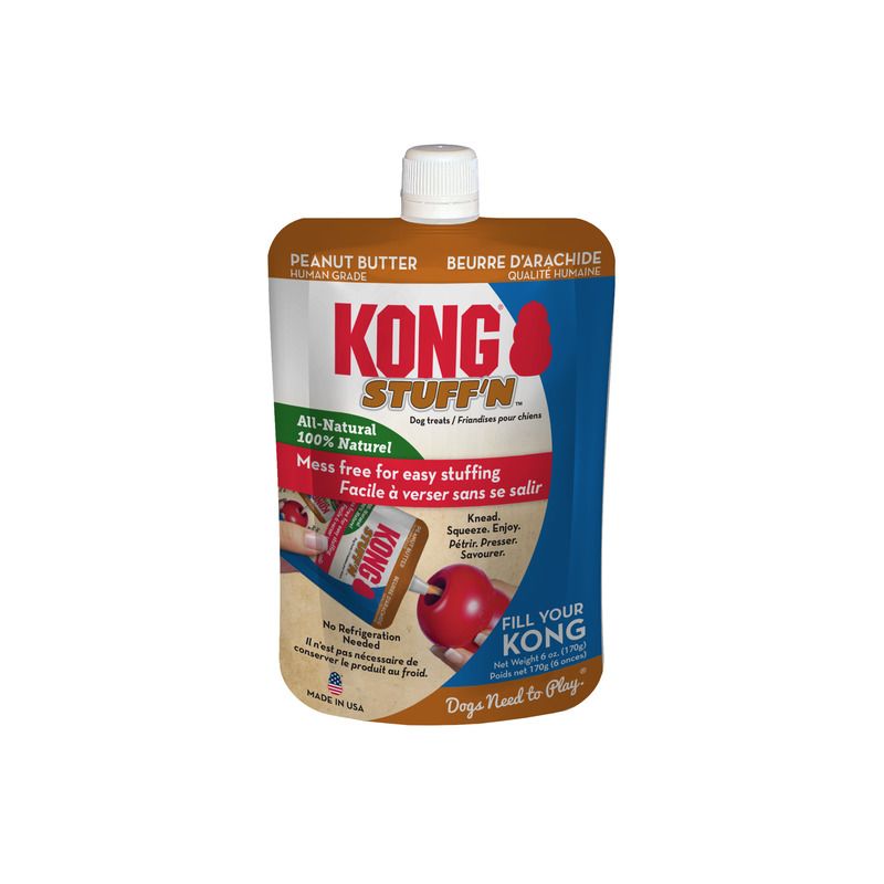 KONG STUFF'N ALL-NATURAL PEANUT BUTTER 170G POUCH