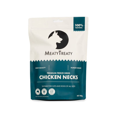 MEATY TREATY FREEZE DRIED CHICKEN BREAST DOG & CAT 100G