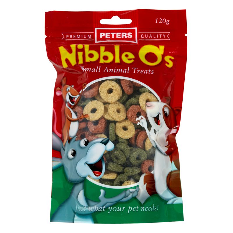 PETERS NIBBLE O'S 120G 6PK (OM6)