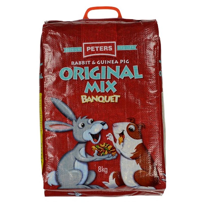 PETERS ORIGINAL MIX - RABBIT & GUINEA PIG FOOD 8KG