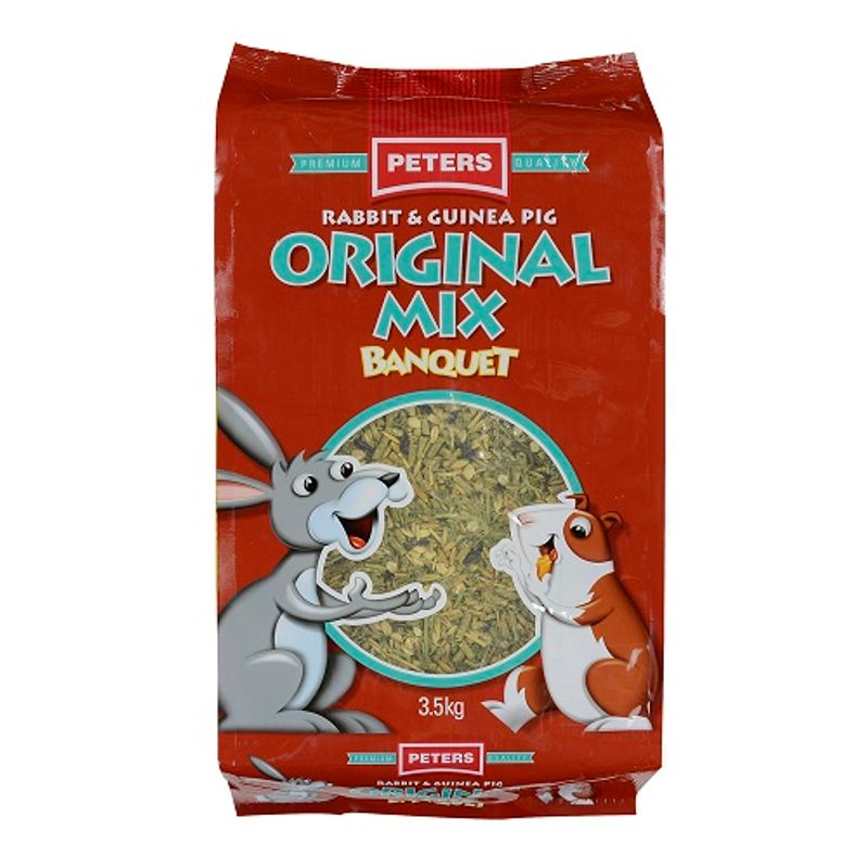 PETERS ORIGINAL MIX - RABBIT & GUINEA PIG FOOD 3.5KG