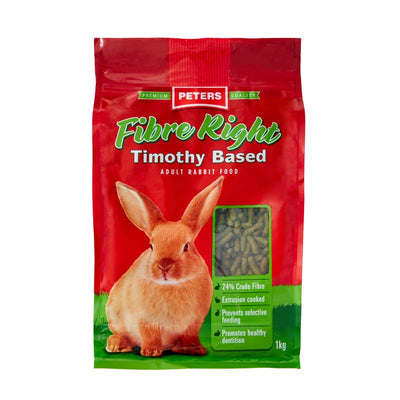 PETERS FIBRE RIGHT ADULT RABBIT 1KG