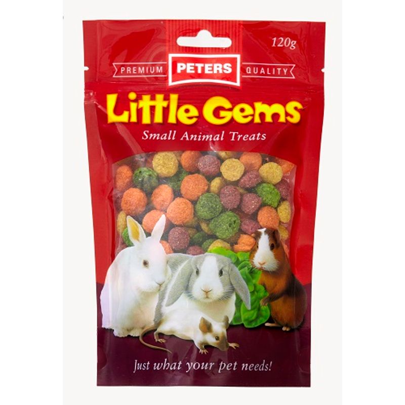 PETERS LITTLE GEMS 120G 4PK (OM4)