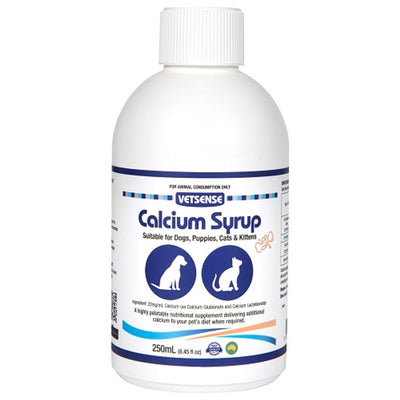 VETSENSE CALCIUM SYRUP 250ML