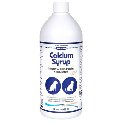 VETSENSE CALCIUM SYRUP 1L