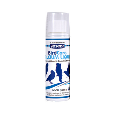 VETSENSE BIRDCARE CALCIUM LIQUID 125ML