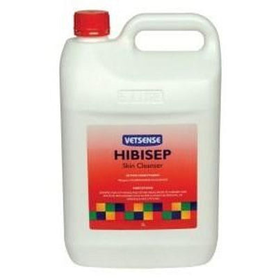 VETSENSE HIBISEP 4% SKIN CLEANSER 5L *SPEC ORD*