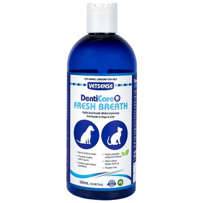 VETSENSE DENTICARE FRESH BREATH 500ML