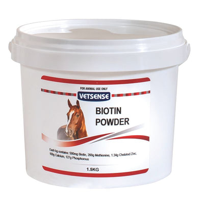VETSENSE BIOTIN HOOF POWDER + MSM 1.5KG