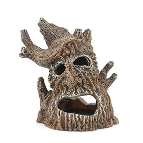 Face Stump Ornament 15x11x15cm