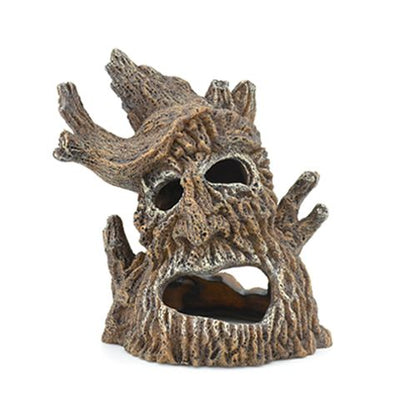 Face Stump Ornament 15x11x15cm