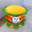 Cute French Fries Hamburger Pet Sleeping Pad Tent