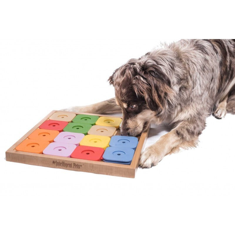 Dog Smart Wooden Interactive Dog Foraging Game Toy - DOG SUDOKU MEDIUM CLASSIC