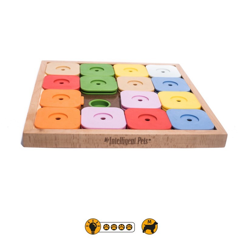 Dog Smart Wooden Interactive Dog Foraging Game Toy - DOG SUDOKU MEDIUM CLASSIC