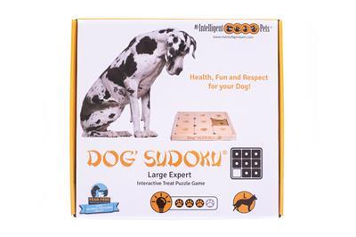 Dog Smart Wooden Interactive Dog Foraging Game Toy - Dog' Sudoku Large Expert My Intelligent Pets