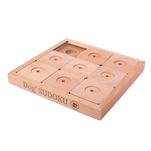 Dog Smart Wooden Interactive Dog Foraging Game Toy - DOG SUDOKU Medium Expert My Intelligent Pets