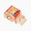 Dog Smart Wooden Interactive Dog Foraging Game Natural Wood Toy - Swiss Qube