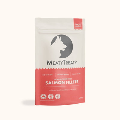 Meaty Treaty - Freeze Dried Australian Salmon Fillet Style Salmon Fillet Price