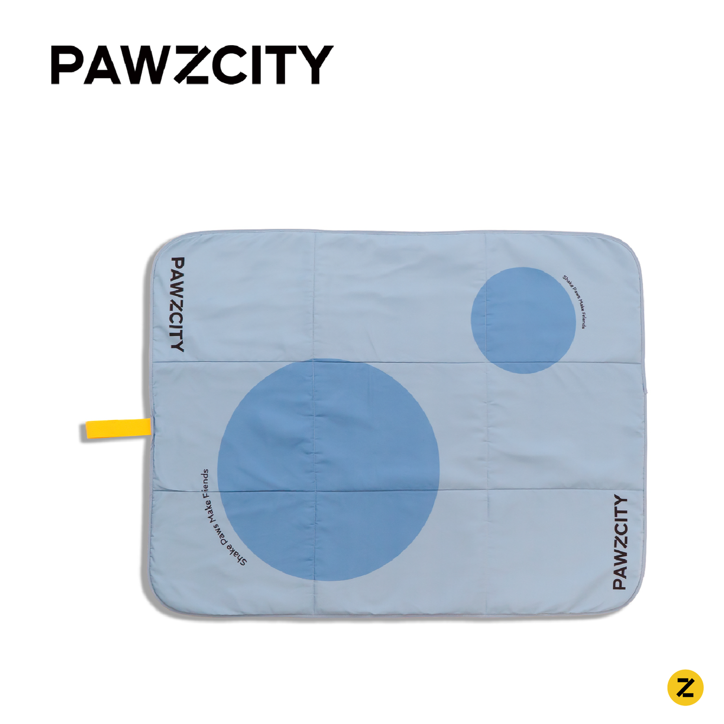 PAWZCITY Waterproof Foldable Pet Dog Cat Fleece Blanket Travel Mat Cushion Pad