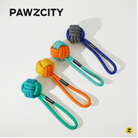 PAWZCITY Ice Cream Rope Ball Dog Toys Set 4pc