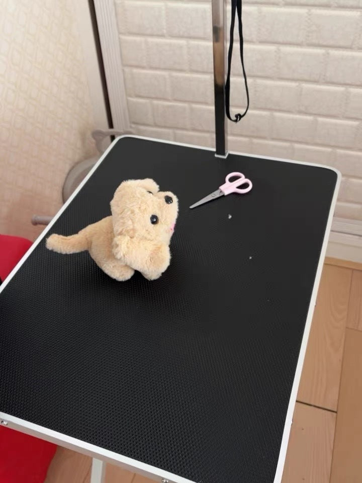 Dog Cat Pet Grooming Salon Table Arm Height Adjustable Anti Slip Vinyl Mat