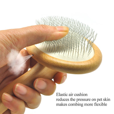 DOBOLA Slicker Brush Dog Cat Pet Grooming Brush Deshedding Hair Removal