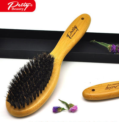 PETIY Pet Dog Cat Puppy Grooming Bamboo bristle brush/Hair brightening brush