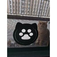 4-Way Safe Lockable Pet Screen Door Dog Cat Door Window Screen Flap Supplies