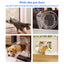 Pet Doors 4 Way Round Locking Flap Pet Door Cat Flap For Glass Windo