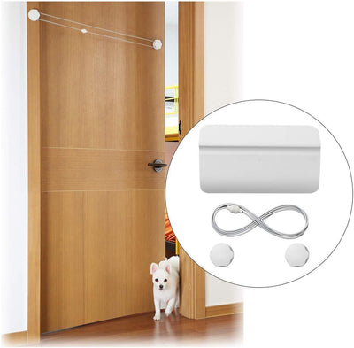 Automatic Pet Door Opener Rope Stretched Dog Cat Open Door Safe Pet Supplies