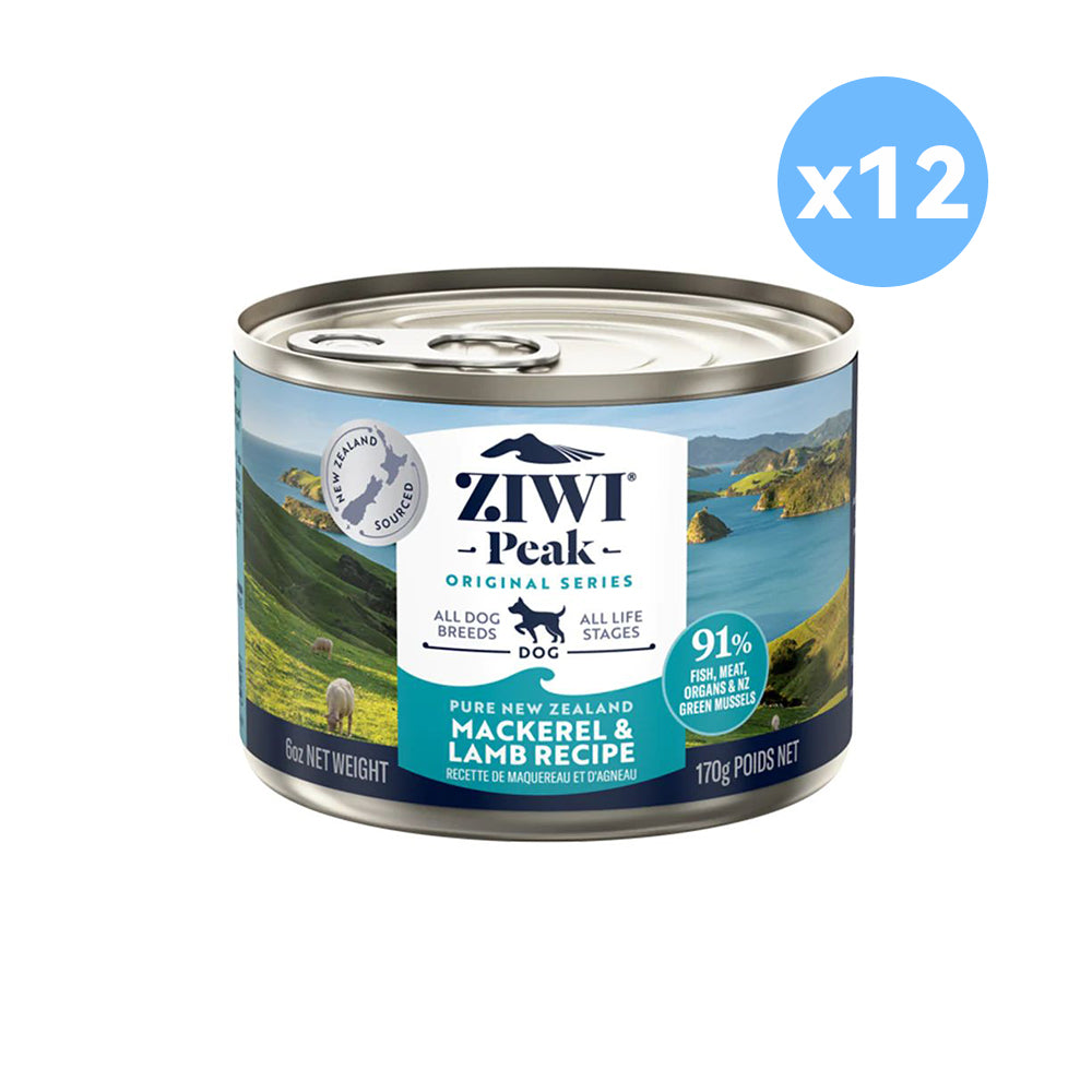 ZIWI Peak Mackerel & Lamb Recipe Grain Free Dog Food