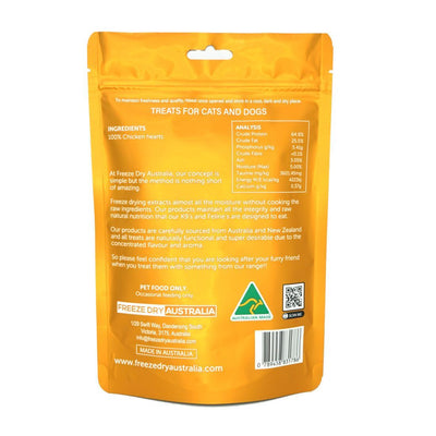 Freeze Dry Australia - Chicken Hearts 100g