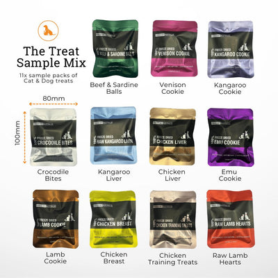 Freeze Dry Australia - Treat Sample Mix 5 Pack