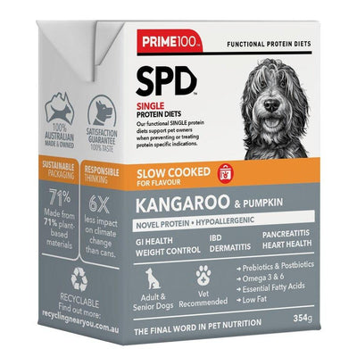 Prime100 SPD Slow Cooked Kangaroo & Pumpkin Wet Dog Food