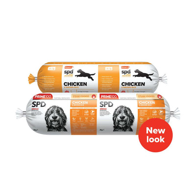 Prime100 SPD Chicken & Brown Rice Dog Roll