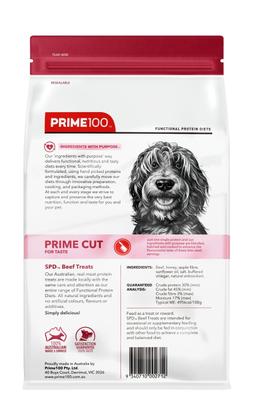 Prime100 SPD Prime Cut Beef Dog Treats 100g