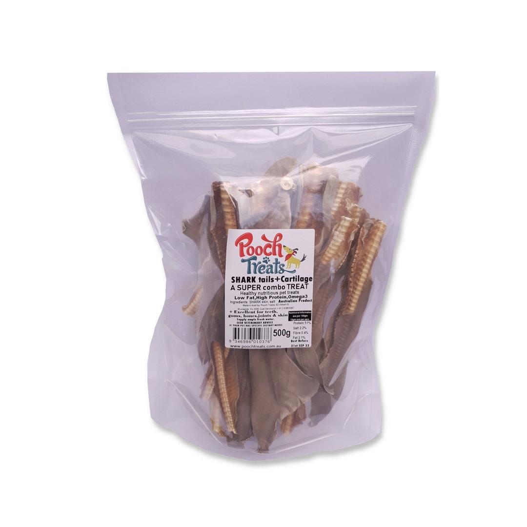 Pooch Treats Shark Tails with Cartilage Dog Treats 500g