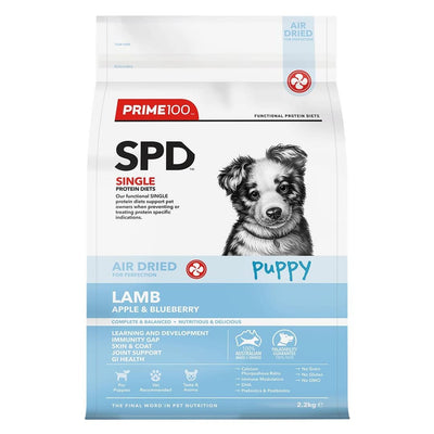 Prime100 SPD Air Dried Lamb Apple & Blueberry Puppy Dry Dog Food