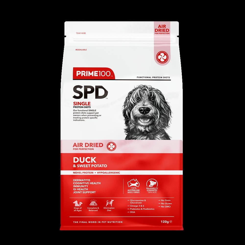 Prime100 SKG Air Dried Duck and Sweet Potato Dry Dog Food