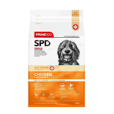 Prime100 SPD Air Dried Chicken and Brown Rice Dry Dog Food