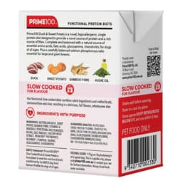 Prime100 SPD Slow Cooked Duck & Sweet Potato Wet Dog Food