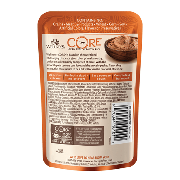 Wellness CORE Tiny Tasters Chicken Pate Wet Cat Food