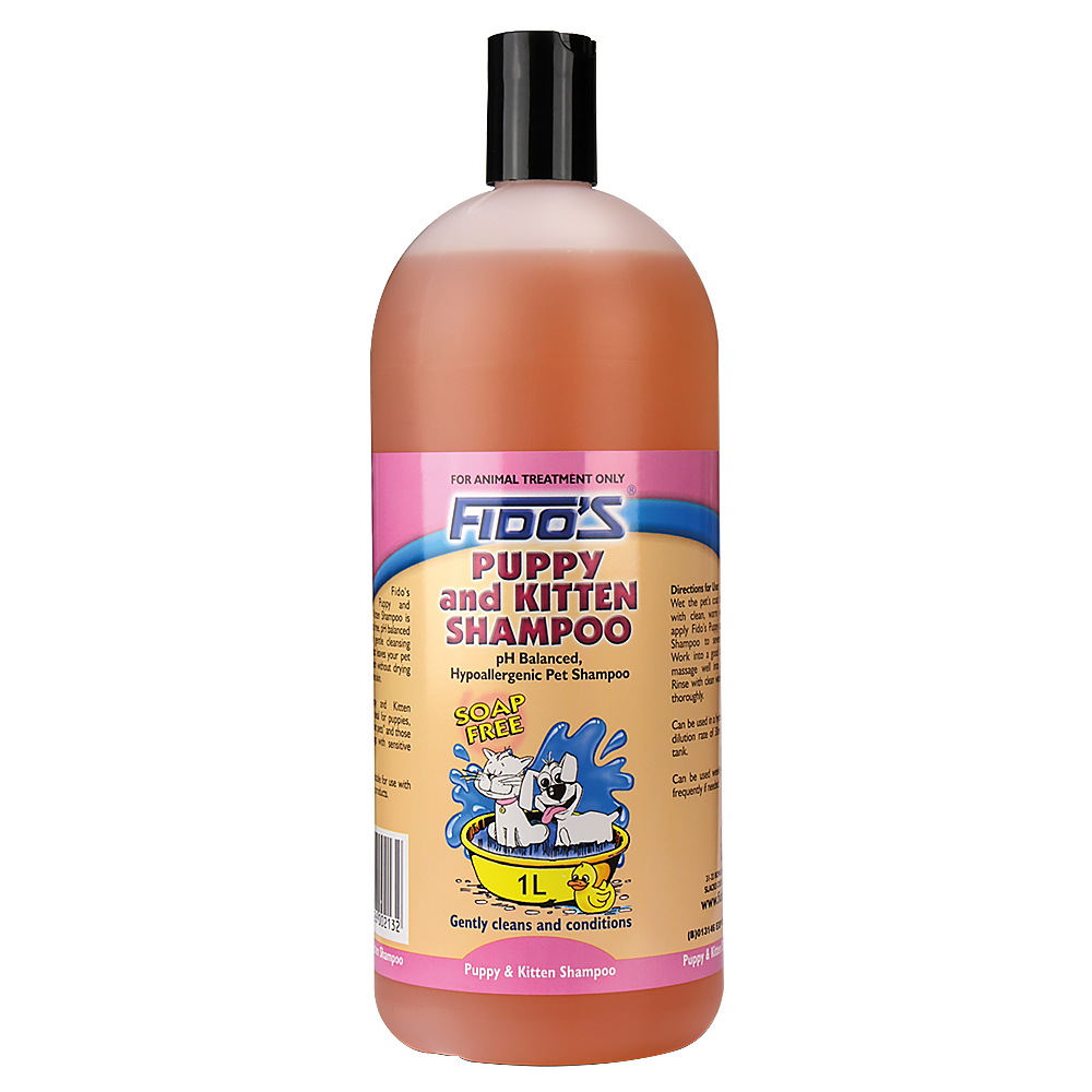 FIDOS PUPPY & KIT SHAMPOO 1L Free soap Free postag