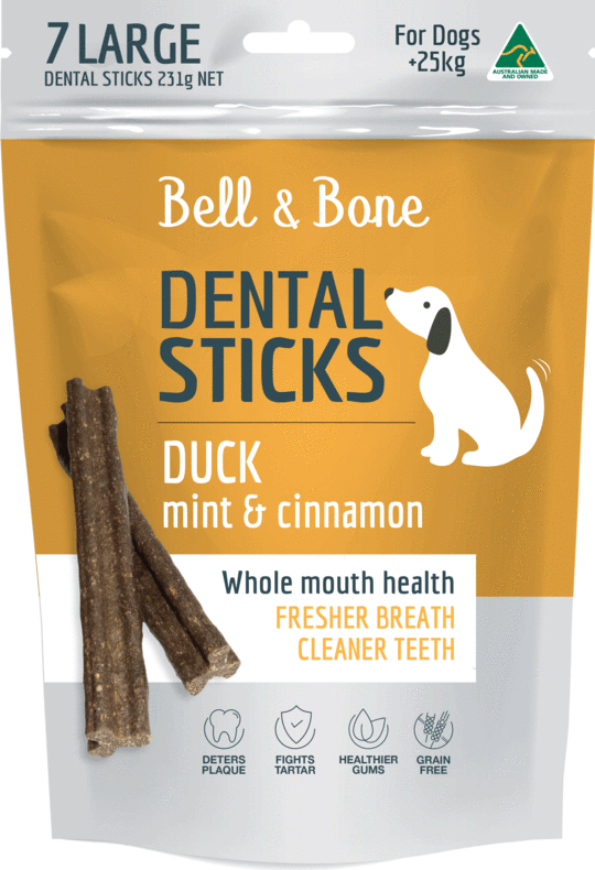 BELL & BONE Duck, Mint and Cinnamon Dental Sticks