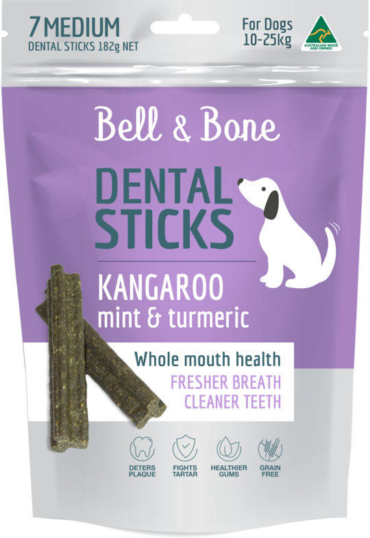 BELL & BONE Kangaroo, Mint and Turmeric Dental Sti