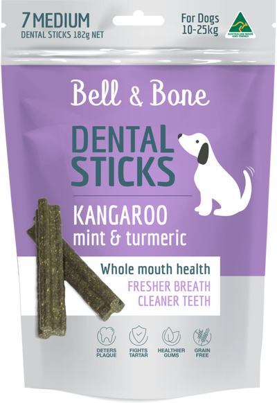 BELL & BONE Kangaroo, Mint and Turmeric Dental Sti