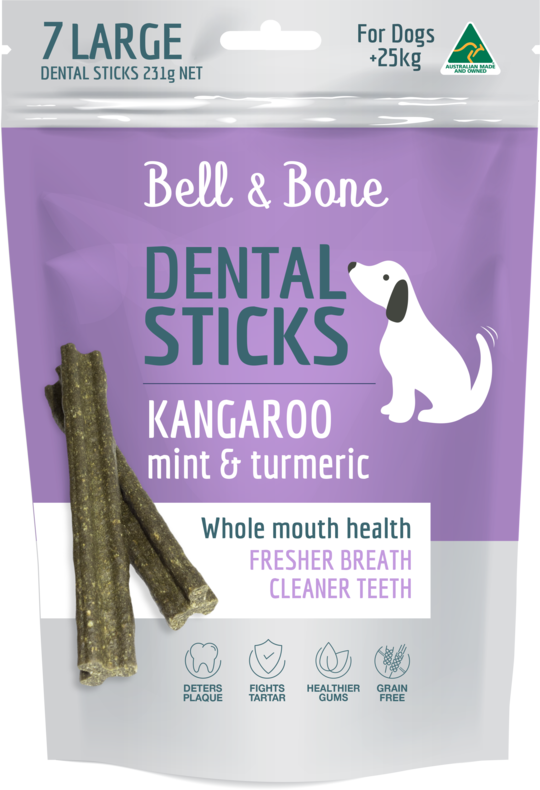 BELL & BONE Kangaroo, Mint and Turmeric Dental Sti