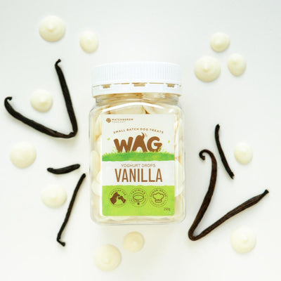 WAG Vanilla Yoghurt Drops dog treats 250g